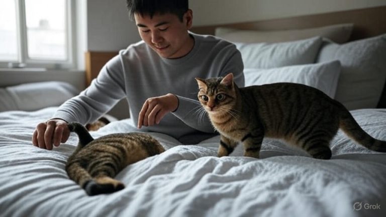 How to Keep Your Cat Off Your Bed
