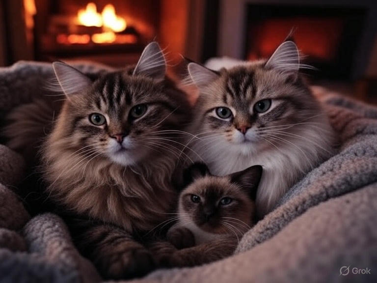 How Cats Stay Warm During Winter