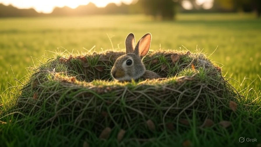 How to Find a Rabbit Nest?