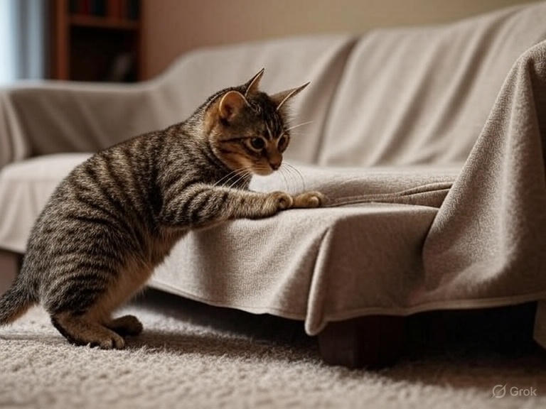 How to Deter Cats from Scratching Furniture?