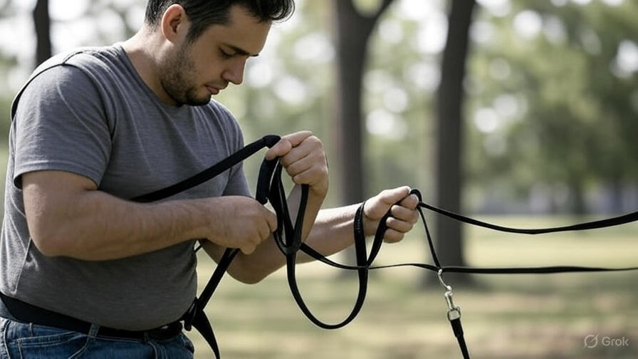 How to Make a Harness Out of a Leash?