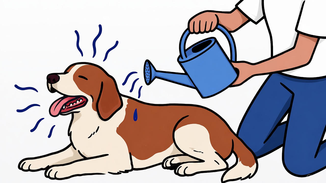 How to Cool an Overheated Dog?