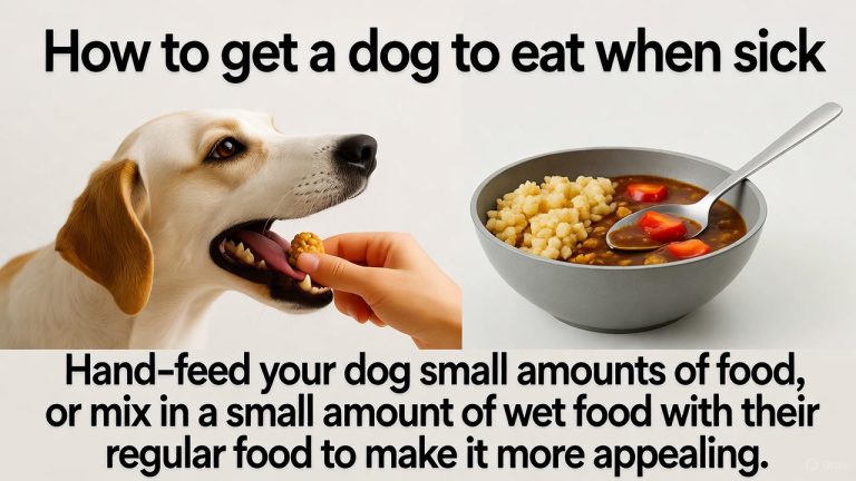 How to Get Your Dog to Eat When Sick?