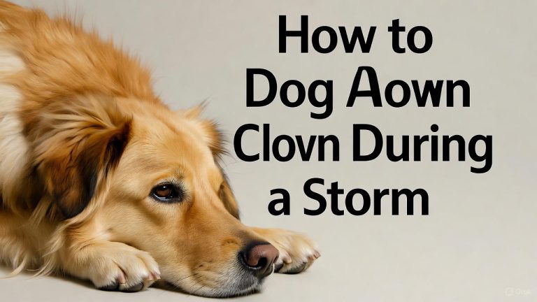 How to Calm a Dog Down During a Storm?