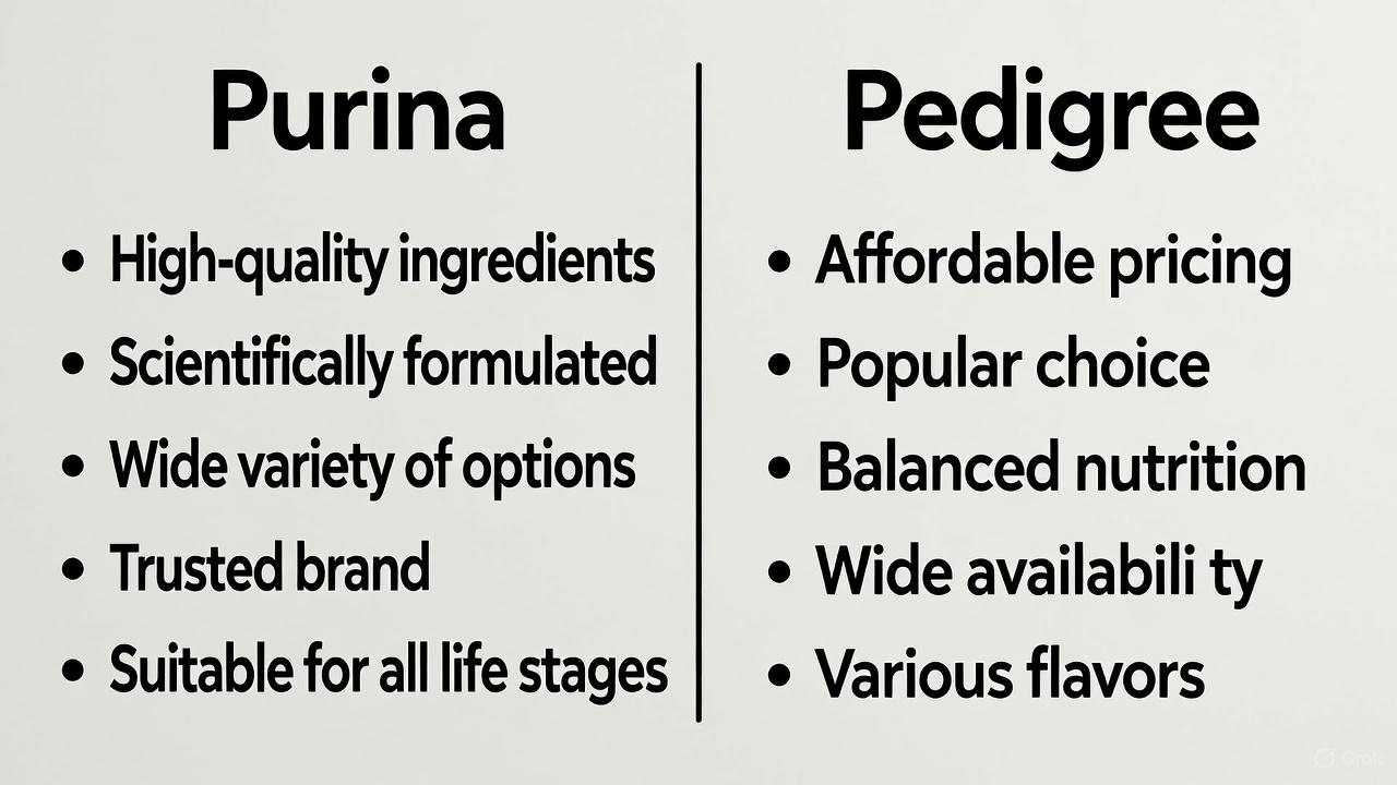 Purina vs Pedigree Dog Food?