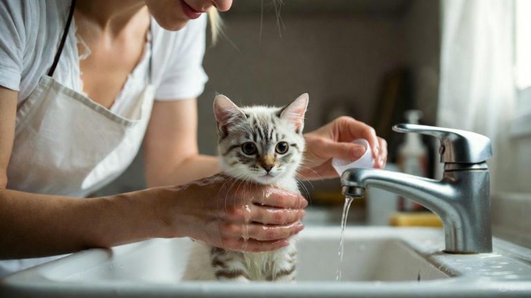 How to Bathe a Kitten?