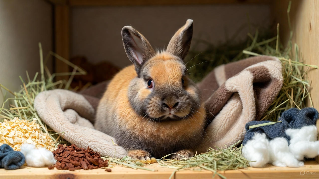 best bedding for a rabbit