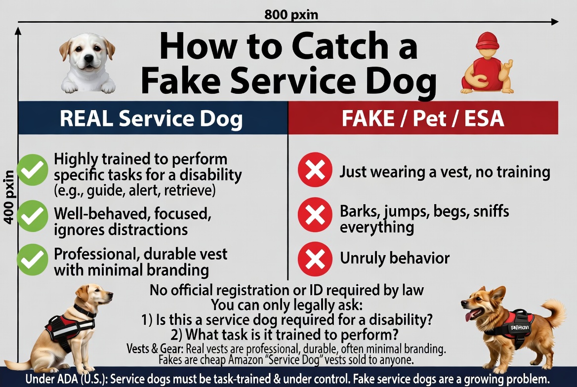 How to Catch a Fake Service Dog