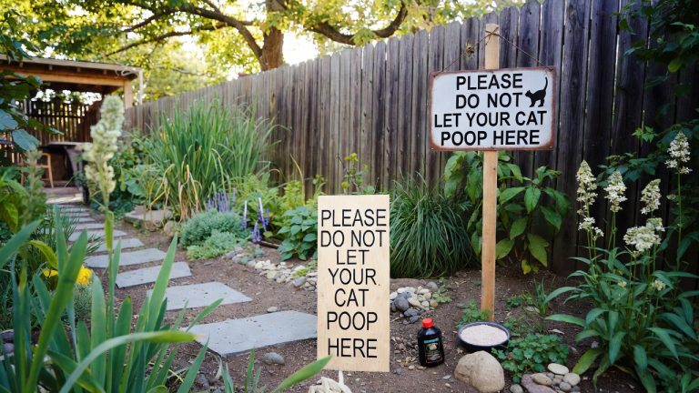 How to Discourage Cats From Pooping in Your Yard
