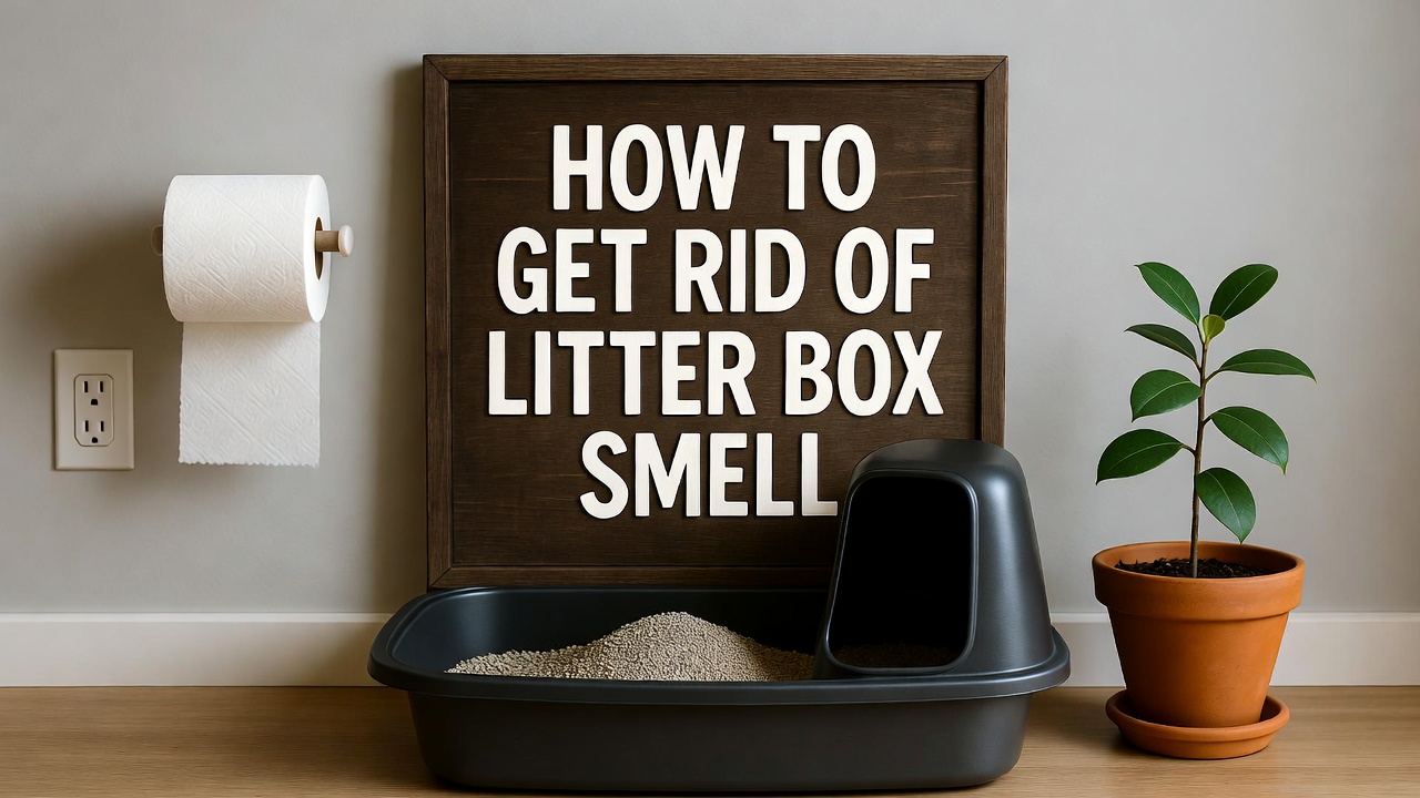 how to get rid of litter box smell