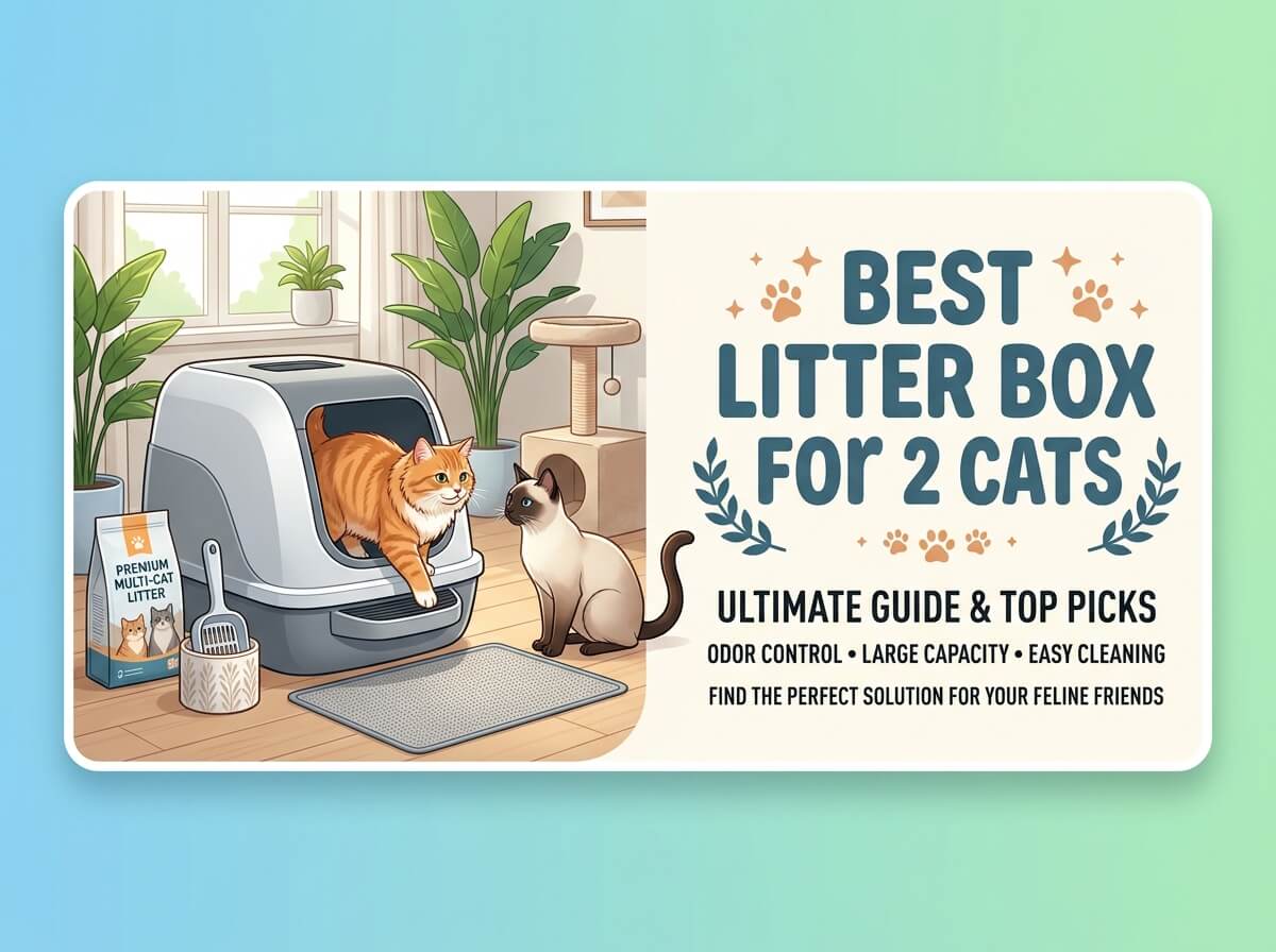 Best Litter Box for 2 Cats