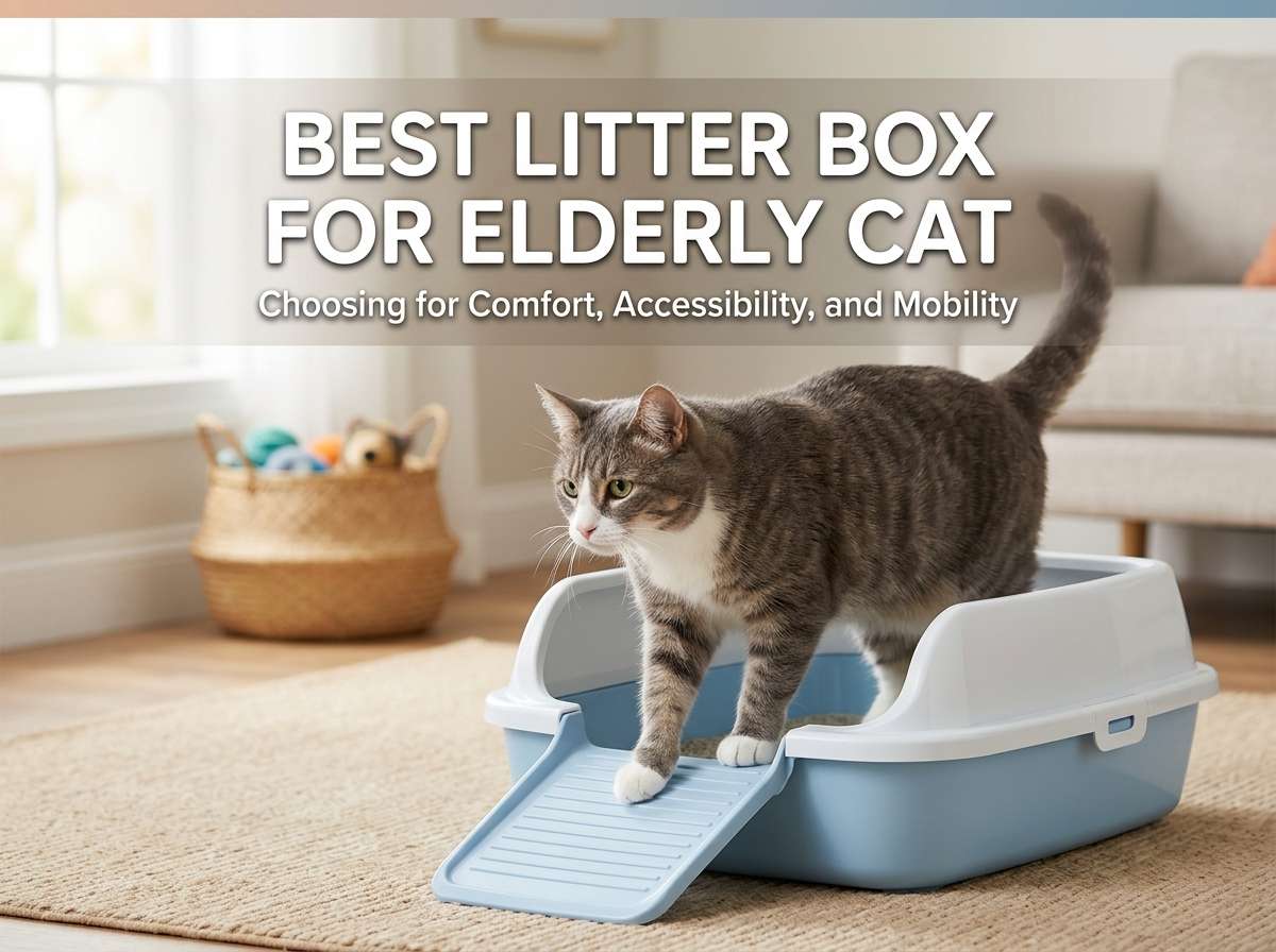 Best Litter Box for Elderly Cat