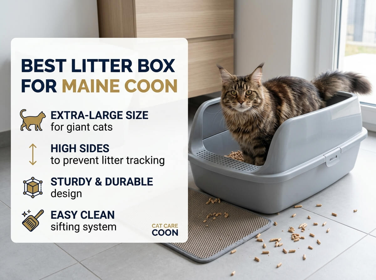 Best Litter Box for Maine Coon