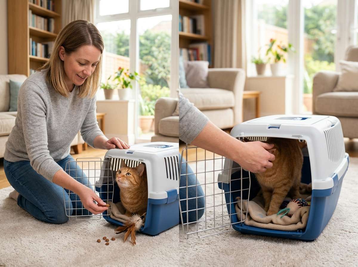 How to Get a Cat in a Carrier