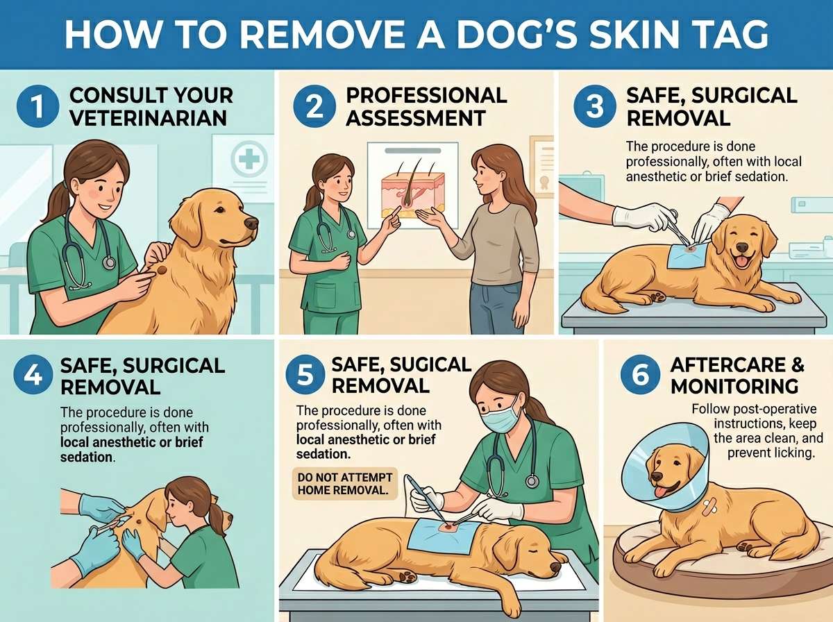 How to Remove a Dog's Skin Tag