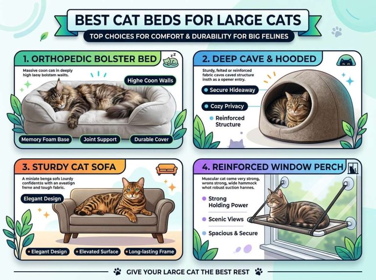 Best Cat Beds for Large Cats