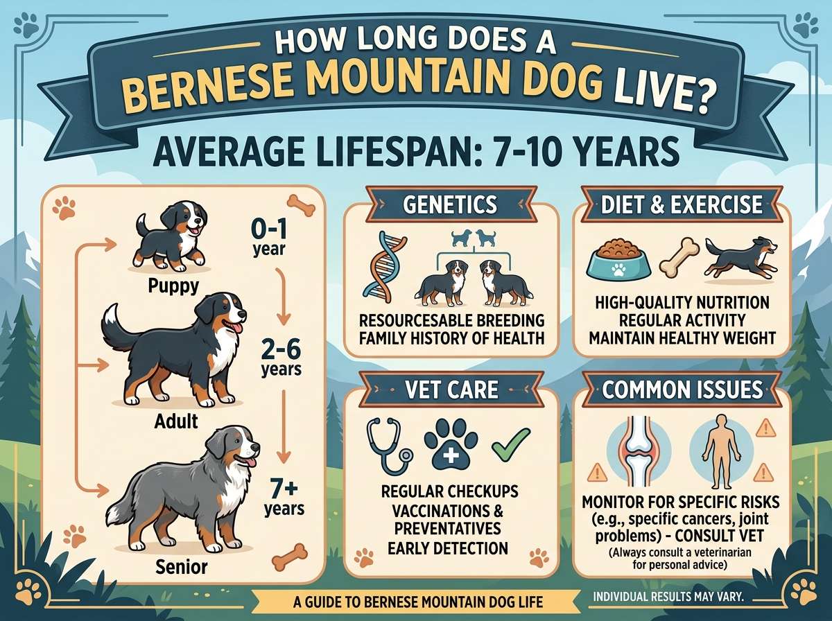 How Long Does a Bernese Mountain Dog Live