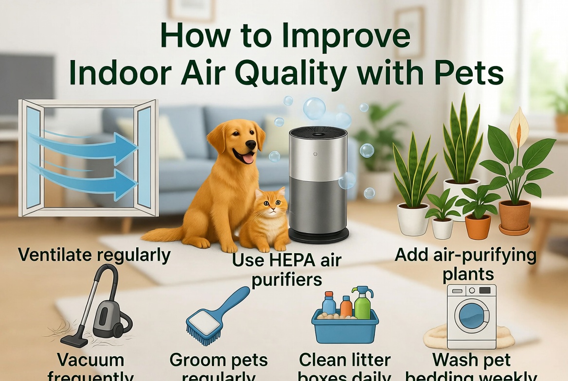 How to Improve Indoor Air Quality with Pets