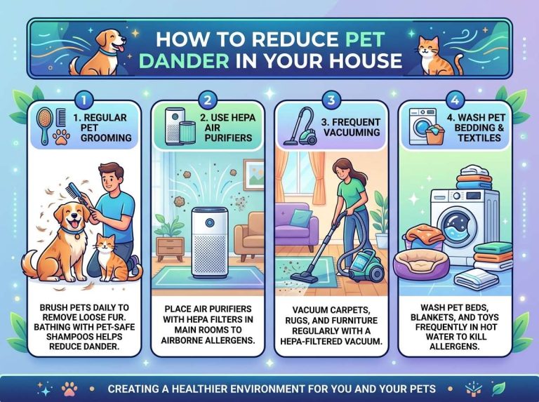 How to Reduce Pet Dander in the House