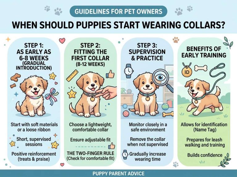 When Should Puppies Start Wearing Collars