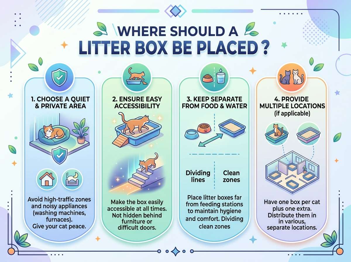 Where Should a Litter Box Be Placed