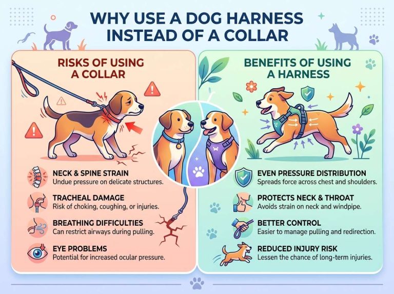 Why Use a Dog Harness Instead of a Collar