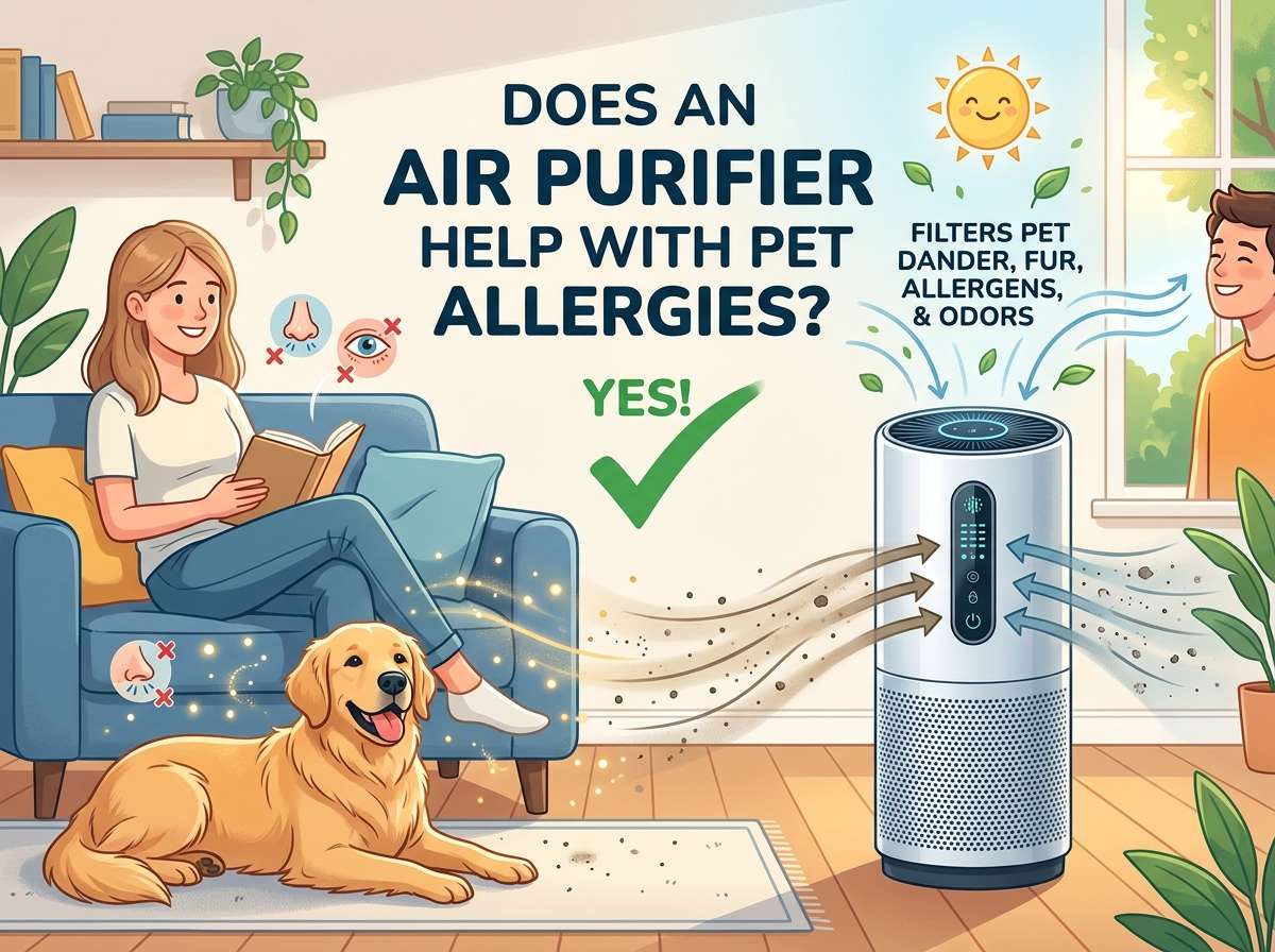 does an air purifier help with pet allergies
