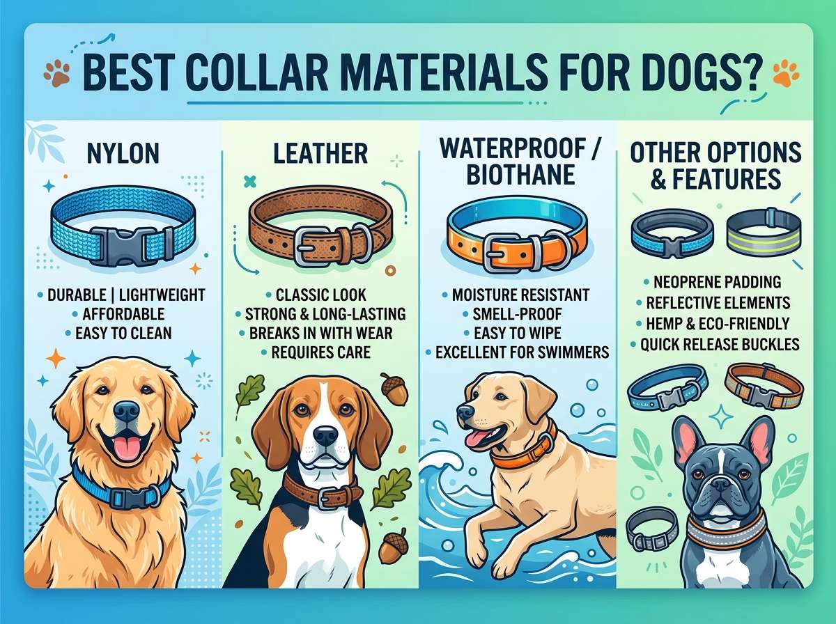 Best Collar Materials For Dogs