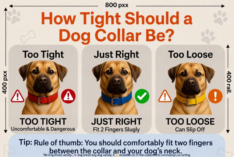 How Tight Should a Dog Collar Be