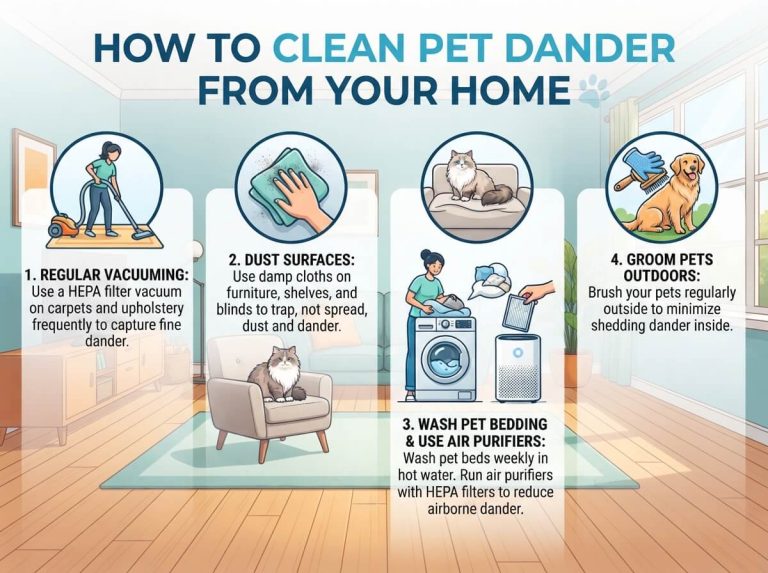How to Clean Pet Dander from Your Home