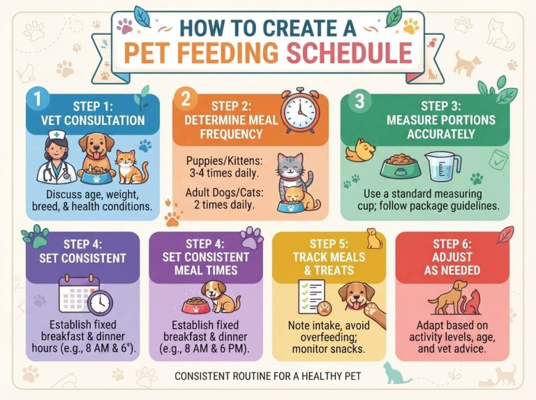 How to Create a Pet Feeding Schedule