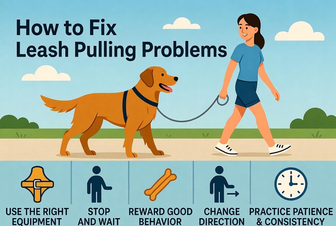 How to Fix Leash Pulling Problems
