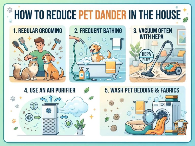 How to Reduce Pet Dander in Your House