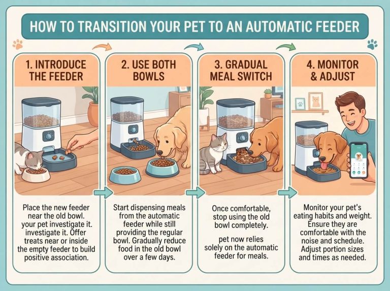 How to Transition Your Pet to an Automatic Feeder