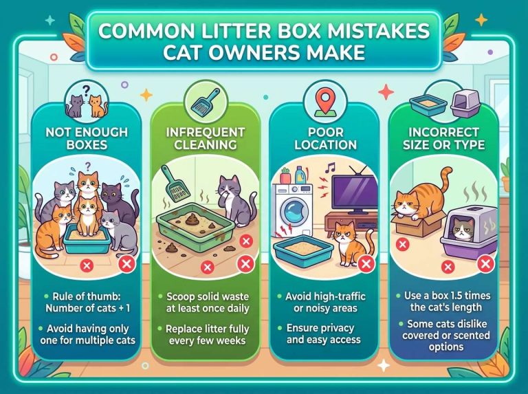 Litter Box Mistakes Cat Owners Make