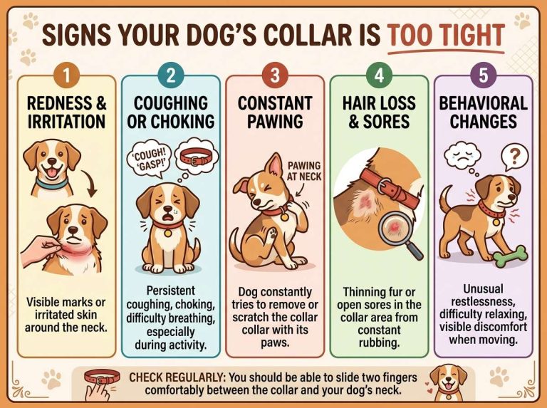 Signs Your Dog's Collar Is Too Tight