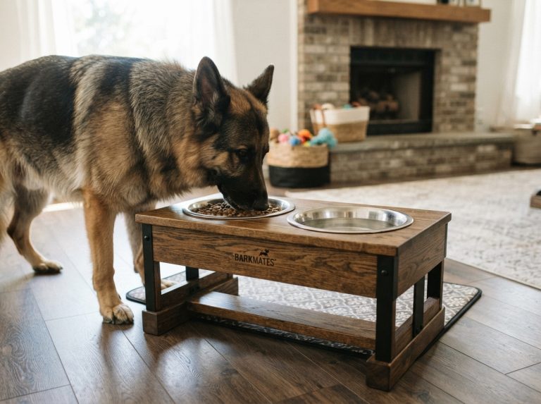 Best Elevated Dog Bowl for Large Breeds