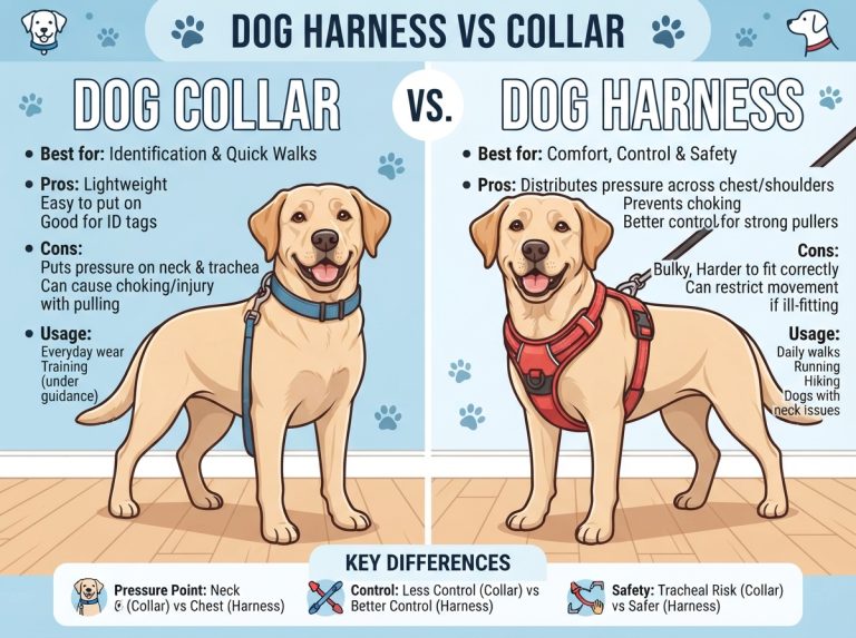 Dog Harness vs Collar