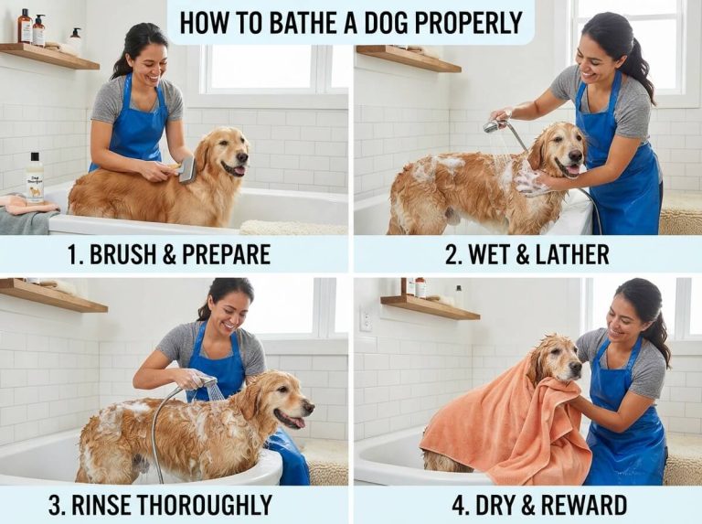 How to Bathe a Dog Properly