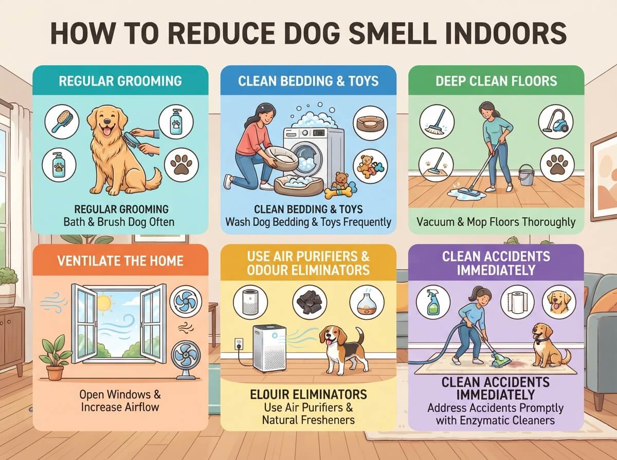 How to Reduce Dog Smell Indoors