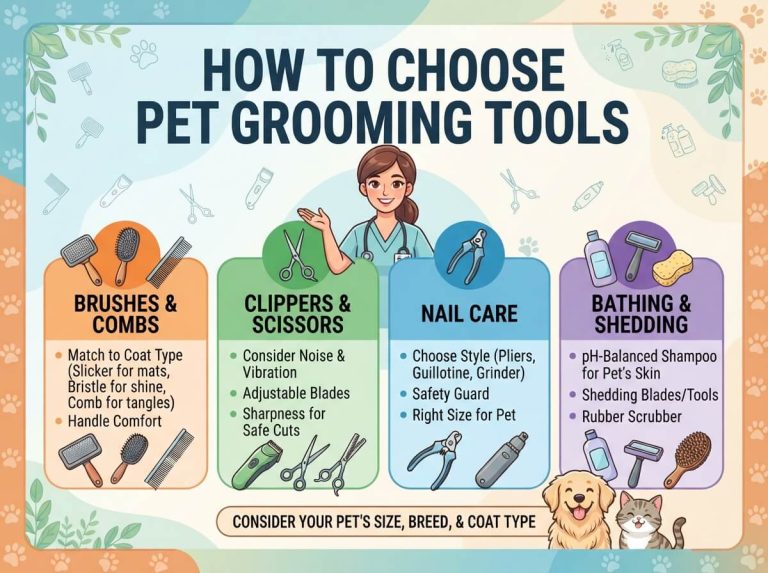how to choose pet grooming tools