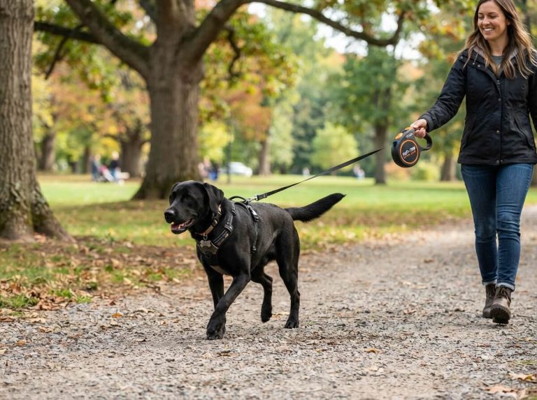 best retractable dog leash for large dogs